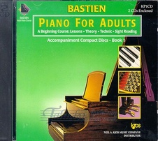 Bastien Piano For Adults: Accompaniment CDs for Book 1